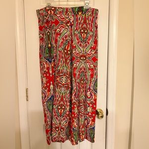 Polo viscose flare pant. Summer/Spring wear.